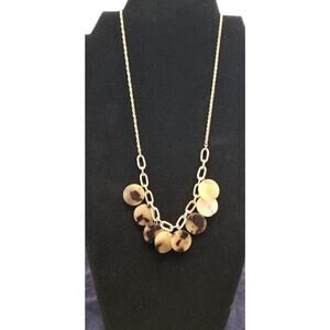 Plunder necklace 18 inches with a 2 inch extension coin shaped beads 51024*